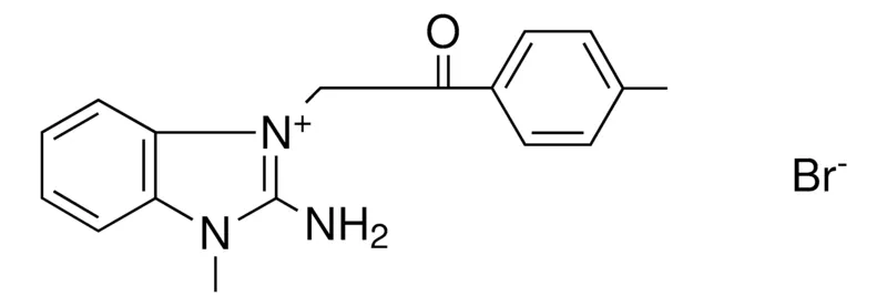 Sigma-Aldrich 2-AMINO-3-METHYL-1-(2-OXO-2-P-TOLYL-ETHYL)-3H-BENZOIMIDAZOL-1-IUM, BROMIDE,AldrichCPR