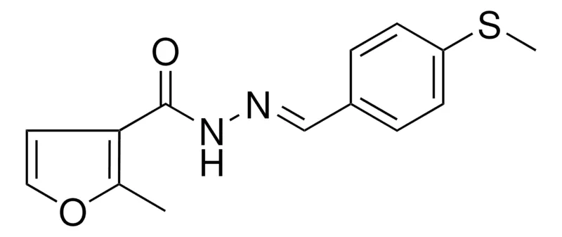 Sigma-Aldrich 2-METHYL-FURAN-3-CARBOXYLIC ACID (4-METHYLSULFANYL-BENZYLIDENE)-HYDRAZIDE,AldrichCPR