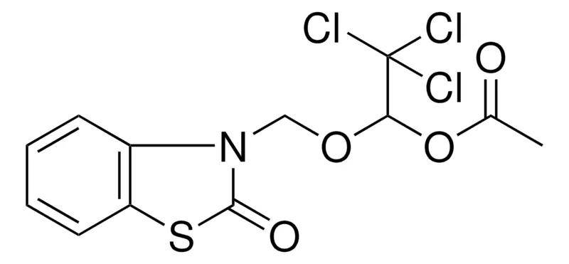 Sigma-Aldrich ACETIC ACID 2,2,2-TRICHLORO-1-(2-OXO-BENZOTHIAZOL-3-YLMETHOXY)-ETHYL ESTER,AldrichCPR