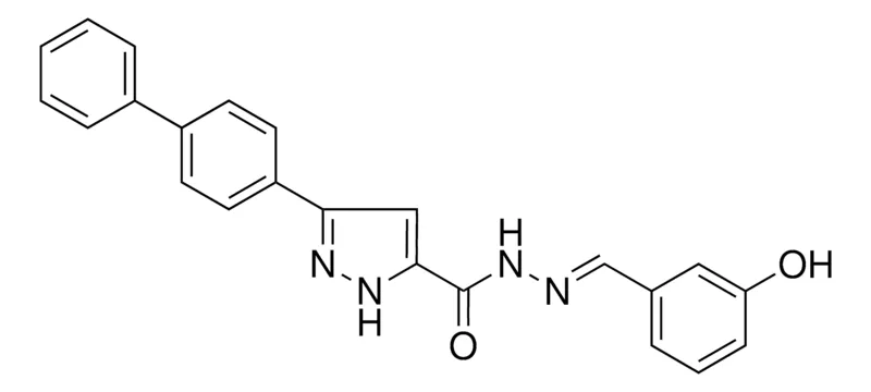 Sigma-Aldrich 3-(1,1'-BIPHENYL)-4-YL-N'-(3-HYDROXYBENZYLIDENE)-1H-PYRAZOLE-5-CARBOHYDRAZIDE,AldrichCPR