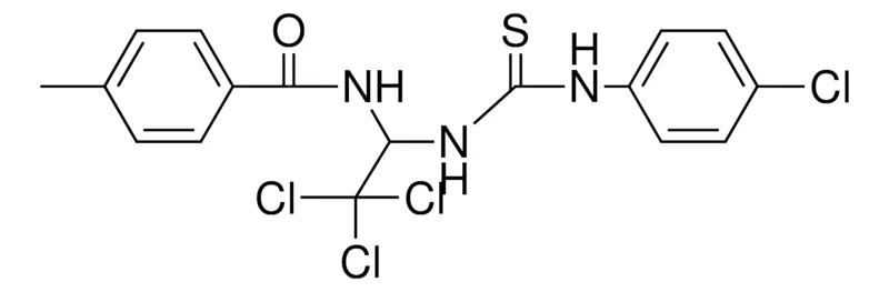 Sigma-Aldrich 4-METHYL-N-(2,2,2-TRICHLORO-1-(3-(4-CHLORO-PHENYL)-THIOUREIDO)-ETHYL)-BENZAMIDE,AldrichCPR