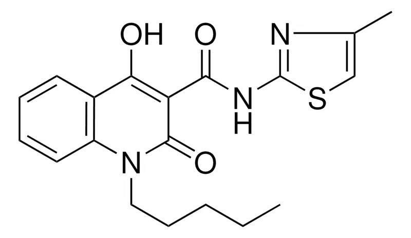 Sigma-Aldrich 4-HO-2-OXO-1-PENTYL-1,2-2H-QUINOLINE-3-CARBOXYLIC ACID (4-ME-THIAZOL-2-YL)-AMIDE,AldrichCPR