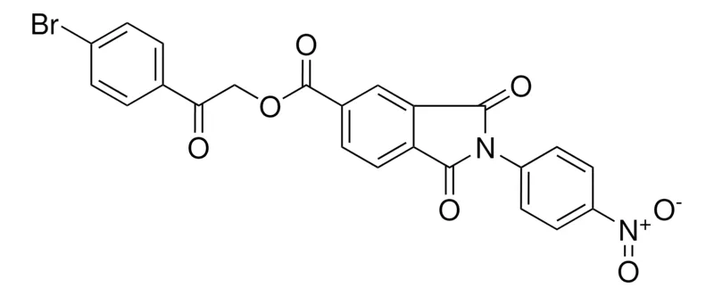 Sigma-Aldrich 2-(4-BROMOPHENYL)-2-OXOETHYL 2-(4-NITROPHENYL)-1,3-DIOXO-5-ISOINDOLINECARBOXYLATE,AldrichCPR