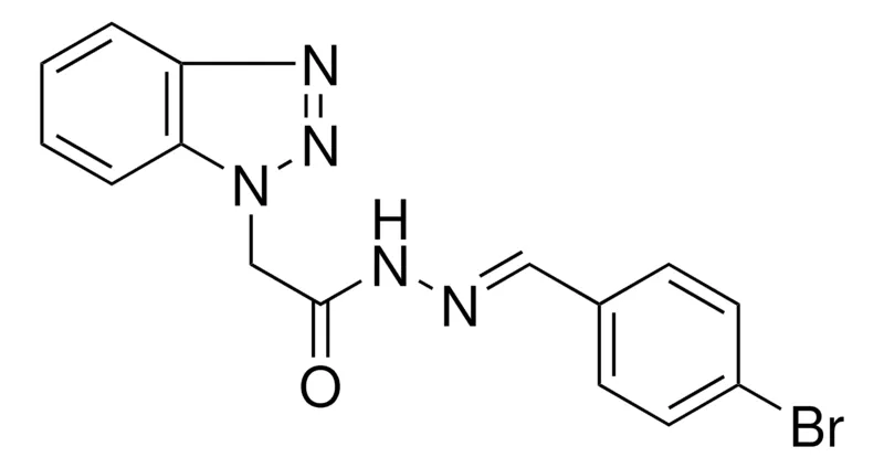 Sigma-Aldrich 2-BENZOTRIAZOL-1-YL-ACETIC ACID (4-BROMO-BENZYLIDENE)-HYDRAZIDE,AldrichCPR