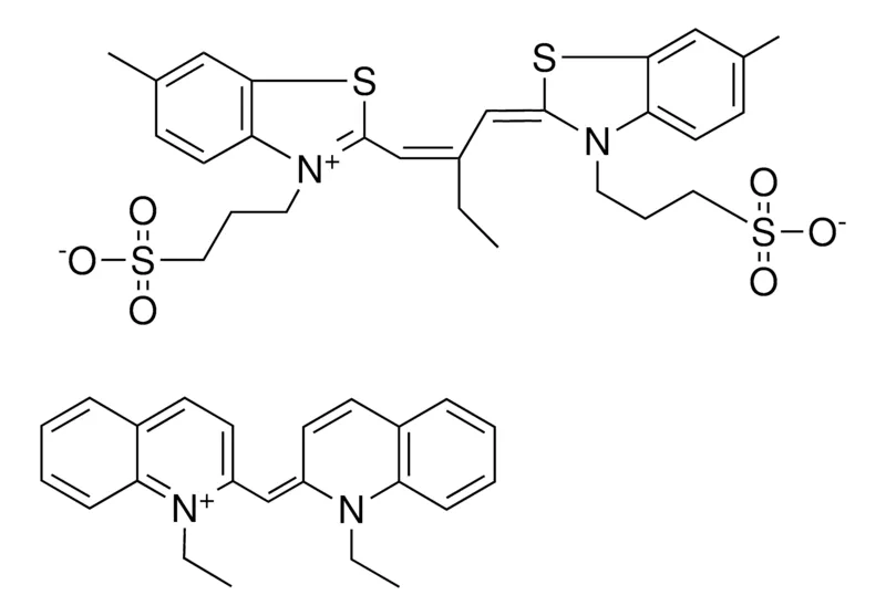 Sigma-Aldrich 1-ETHYL-2-[(E)-(1-ETHYL-2(1H)-QUINOLINYLIDENE)METHYL]QUINOLINIUM 3-((2E)-2-{(2Z)-2-ETHYL-3-[6-METHYL-3-(3-SULFONATOPROPYL)-1,3-BENZOTHIAZOL-3-IUM-2-YL]-2-PROPENYLIDENE}-6-METHYL-1,3-BENZOTHIAZOL-3-YL)-1-PROPANESULFONATE，AldrichCPR