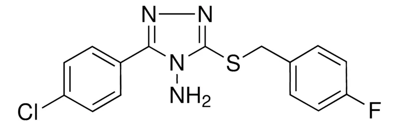 Sigma-Aldrich 3-(4-CHLOROPHENYL)-5-((4-FLUOROBENZYL)THIO)-4H-1,2,4-TRIAZOL-4-AMINE,AldrichCPR