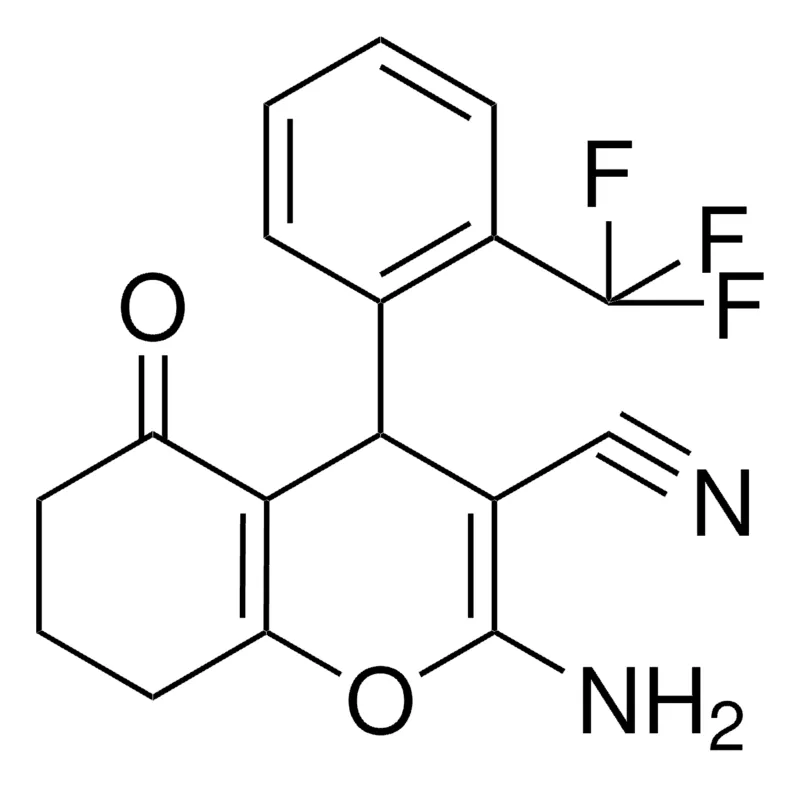 Sigma-Aldrich 2-AMINO-5-OXO-4-(2-TRIFLUOROMETHYL-PH)-5,6,7,8-4H-4H-CHROMENE-3-CARBONITRILE,AldrichCPR