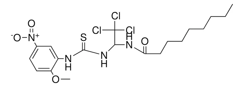 Sigma-Aldrich NONANOIC ACID (2,2,2-TRICHLORO-1-(3-(2-MEO-5-NITRO-PH)-THIOUREIDO)-ETHYL)-AMIDE，AldrichCPR