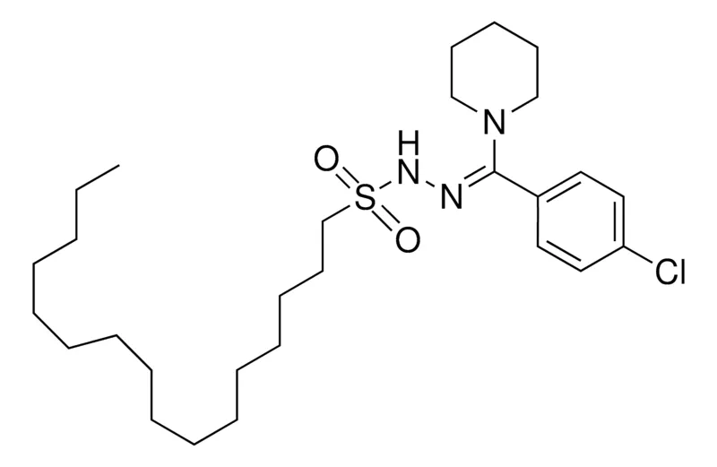 Sigma-Aldrich 1-HEXADECANESULFONIC ACID (4-CHLORO-ALPHA-PIPERIDINOBENZYLIDENE)HYDRAZIDE,AldrichCPR
