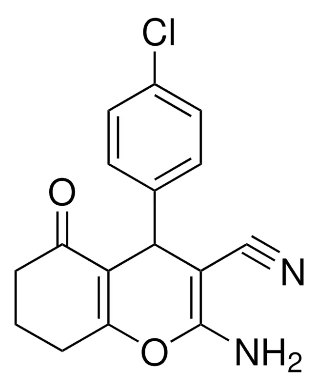 Sigma-Aldrich 2-AMINO-4-(4-CHLORO-PHENYL)-5-OXO-5,6,7,8-TETRAHYDRO-4H-CHROMENE-3-CARBONITRILE,AldrichCPR