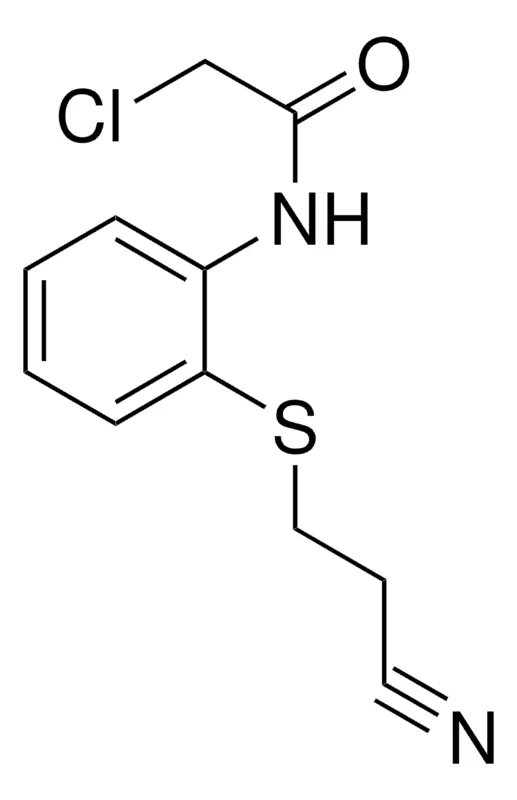 Sigma-Aldrich 3-(2-(2-CHLOROACETAMIDO)PHENYLTHIO)PROPIONITRILE,AldrichCPR