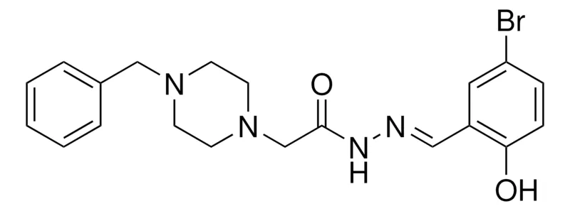 Sigma-Aldrich 2-(4-BENZYL-1-PIPERAZINYL)-N'-(5-BROMO-2-HYDROXYBENZYLIDENE)ACETOHYDRAZIDE,AldrichCPR