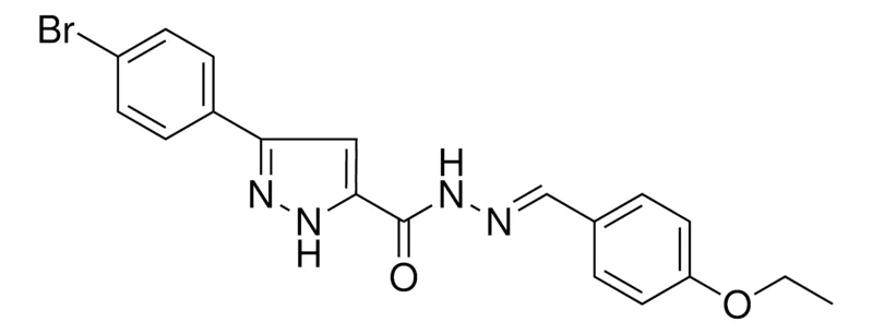 Sigma-Aldrich 5-(4-BR-PHENYL)-2H-PYRAZOLE-3-CARBOXYLIC ACID (4-ETHOXY-BENZYLIDENE)-HYDRAZIDE,AldrichCPR