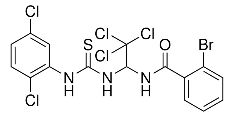 Sigma-Aldrich 2-BR-N-(2,2,2-TRICHLORO-1-(3-(2,5-DICHLORO-PHENYL)-THIOUREIDO)-ETHYL)-BENZAMIDE,AldrichCPR