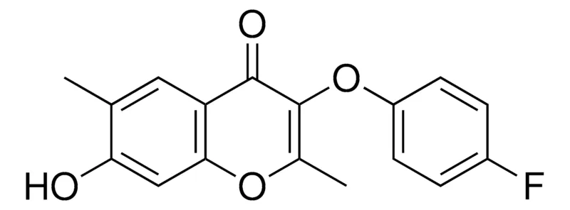 Sigma-Aldrich 3-(4-FLUORO-PHENOXY)-7-HYDROXY-2,6-DIMETHYL-CHROMEN-4-ONE,AldrichCPR