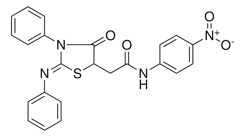Sigma-Aldrich N-(4-NITROPHENYL)-2-(4-OXO-3-PH-2-(PHENYLIMINO)-1,3-THIAZOLIDIN-5-YL)ACETAMIDE，AldrichCPR