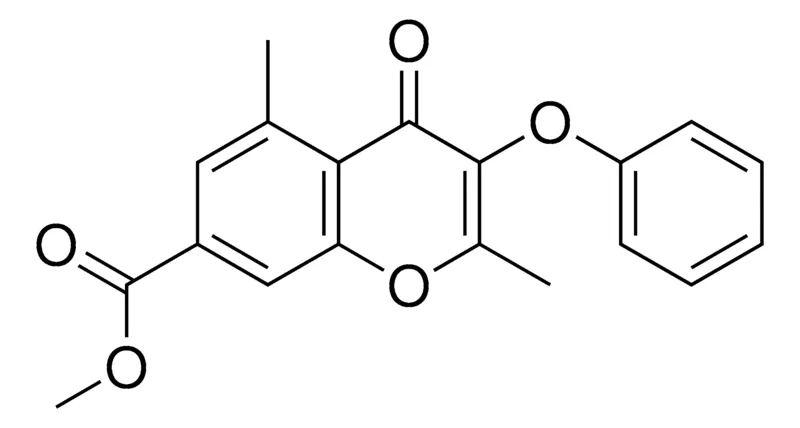 Sigma-Aldrich 2,5-DIMETHYL-4-OXO-3-PHENOXY-4H-CHROMENE-7-CARBOXYLIC ACID METHYL ESTER,AldrichCPR