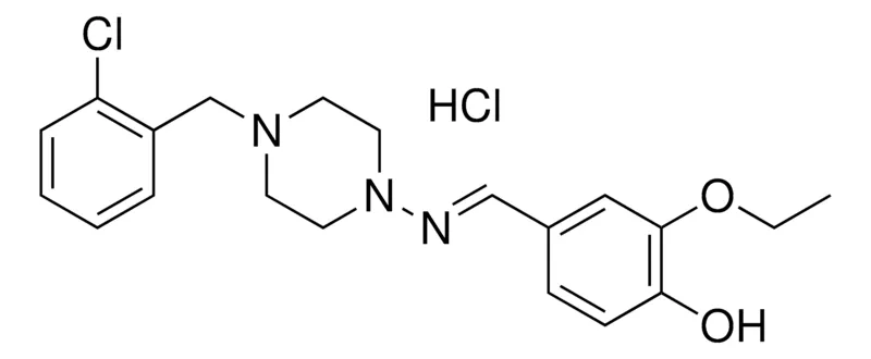 Sigma-Aldrich 4-((4-(2-CL-BENZYL)-PIPERAZIN-1-YLIMINO)-ME)-2-ETHOXY-PHENOL, HYDROCHLORIDE,AldrichCPR