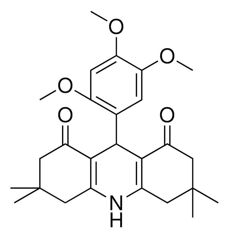 Sigma-Aldrich 3,3,6,6-TETRAMETHYL-9-(2,4,5-TRIMETHOXYPHENYL)-3,4,6,7,9,10-HEXAHYDRO-1,8(2H,5H)-ACRIDINEDIONE,AldrichCPR