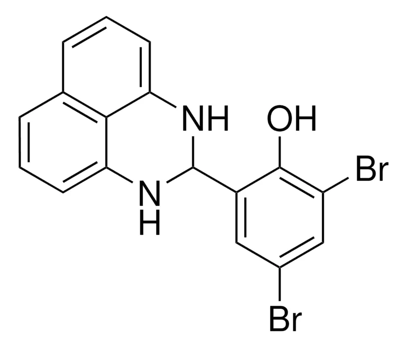 Sigma-Aldrich 2,4-DIBROMO-6-(2,3-DIHYDRO-1H-PERIMIDIN-2-YL)PHENOL,AldrichCPR