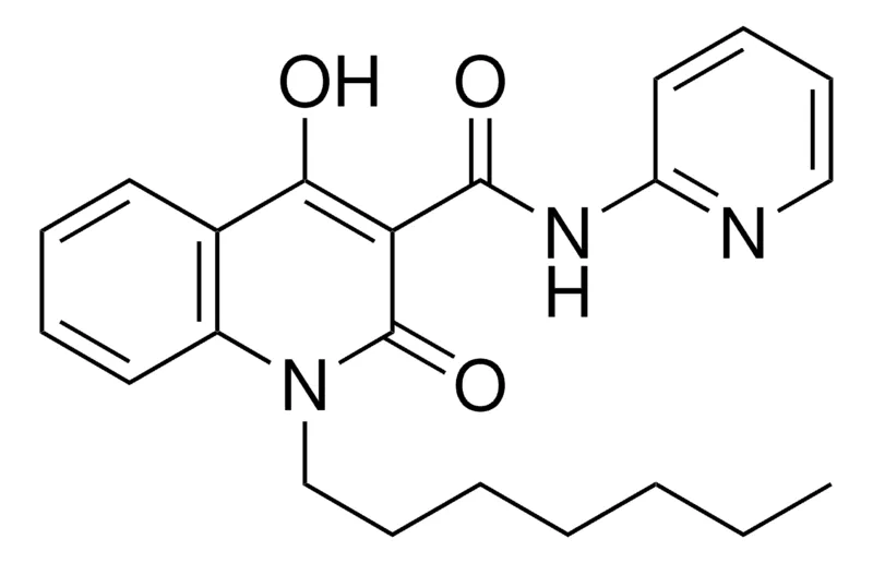 Sigma-Aldrich 1-HEPTYL-4-HYDROXY-2-OXO-N-(2-PYRIDINYL)-1,2-DIHYDRO-3-QUINOLINECARBOXAMIDE,AldrichCPR