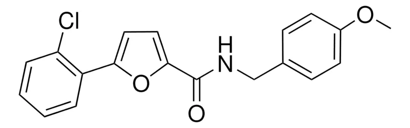 Sigma-Aldrich 5-(2-CHLOROPHENYL)-N-(4-METHOXYBENZYL)-2-FURAMIDE,AldrichCPR
