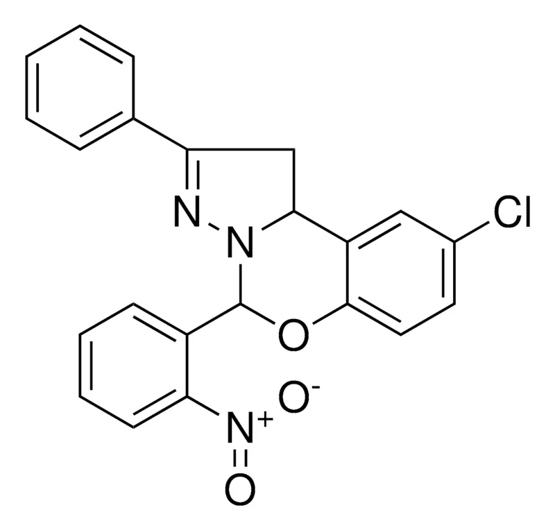 Sigma-Aldrich 8-CL-4-(2-NITRO-PH)-2-PH-1,9B-DIHYDRO-5-OXA-3,3A-DIAZA-CYCLOPENTA(A)NAPHTHALENE，AldrichCPR