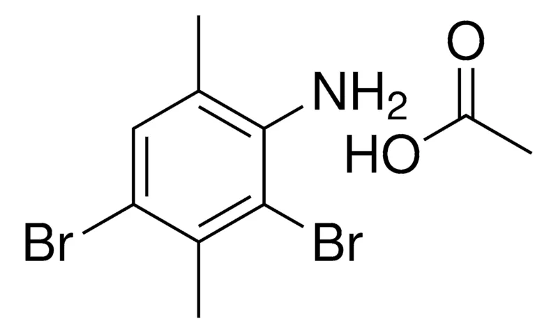 Sigma-Aldrich 2,4-DIBROMO-3,6-DIMETHYL-PHENYLAMINE, COMPOUND WITH ACETIC ACID,AldrichCPR