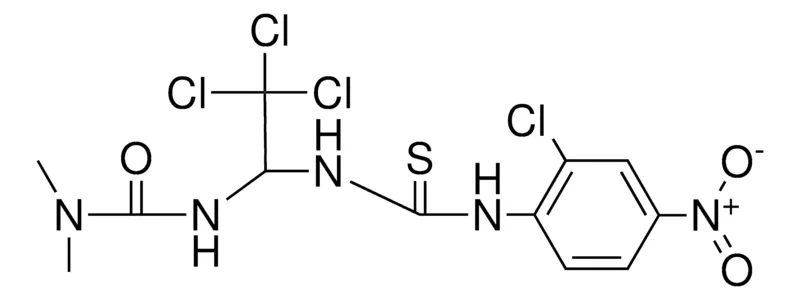 Sigma-Aldrich 1,1-DIMETHYL-3-(2,2,2-TRICHLORO-1-(3-(2-CL-4-NITRO-PH)-THIOUREIDO)-ETHYL)-UREA,AldrichCPR