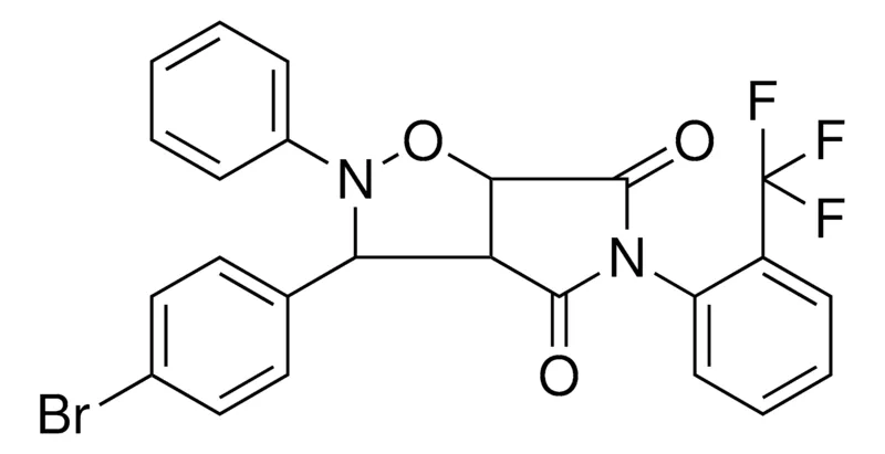 Sigma-Aldrich 3-(4-BR-PH)-2-PH-5-(2-TRIFLUOROMETHYL-PH)-4H-PYRROLO(3,4-D)ISOXAZOLE-4,6-DIONE,AldrichCPR