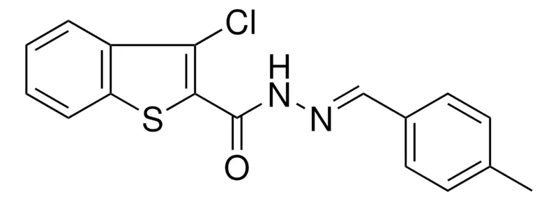 Sigma-Aldrich 3-CHLORO-BENZO(B)THIOPHENE-2-CARBOXYLIC ACID (4-METHYL-BENZYLIDENE)-HYDRAZIDE,AldrichCPR