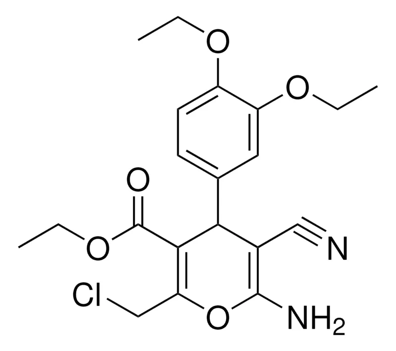 Sigma-Aldrich ET 6-AMINO-2-(CHLORO-ME)-5-CYANO-4-(3,4-DIETHOXYPHENYL)-4H-PYRAN-3-CARBOXYLATE,AldrichCPR