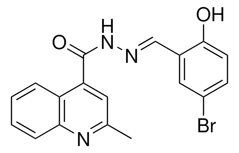 Sigma-Aldrich 2-METHYL-QUINOLINE-4-CARBOXYLIC ACID (5-BROMO-2-HYDROXY-BENZYLIDENE)-HYDRAZIDE,AldrichCPR