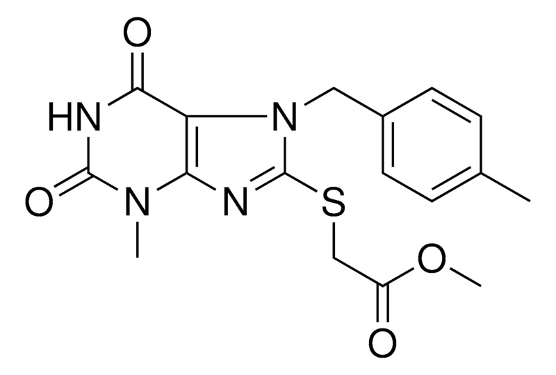 Sigma-Aldrich METHYL {[3-METHYL-7-(4-METHYLBENZYL)-2,6-DIOXO-2,3,6,7-TETRAHYDRO-1H-PURIN-8-YL]SULFANYL}ACETATE，AldrichCPR
