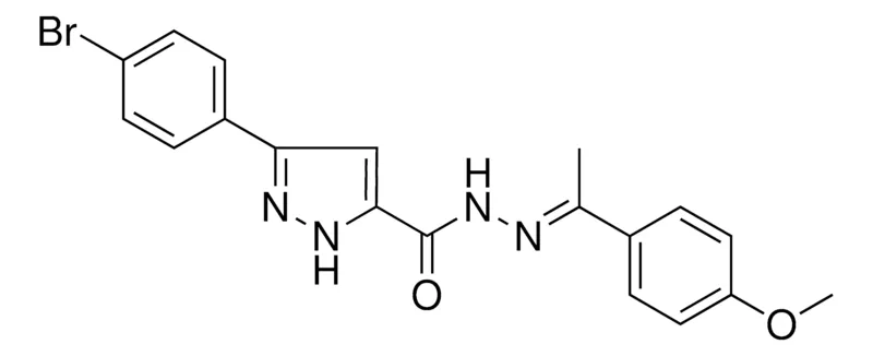 Sigma-Aldrich 5-(4-BR-PH)-2H-PYRAZOLE-3-CARBOXYLIC ACID (1-(4-MEO-PH)-ETHYLIDENE)-HYDRAZIDE,AldrichCPR