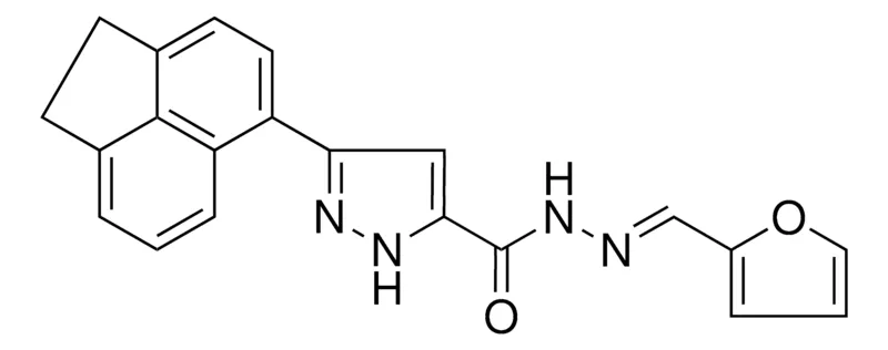Sigma-Aldrich 5-ACENAPHTHEN-5-YL-2H-PYRAZOLE-3-CARBOXYLIC ACID FURAN-2-YLMETHYLENE-HYDRAZIDE,AldrichCPR