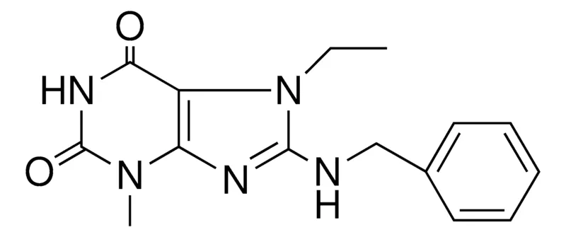 Sigma-Aldrich 8-BENZYLAMINO-7-ETHYL-3-METHYL-3,7-DIHYDRO-PURINE-2,6-DIONE,AldrichCPR