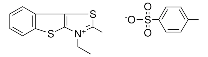 Sigma-Aldrich 1-ETHYL-2-METHYL-3,8-DITHIA-1-AZONIA-CYCLOPENTA(A)INDENE, TOLUENE-4-SULFONATE,AldrichCPR