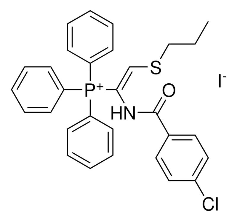 Sigma-Aldrich (1-(4-CHLORO-BENZOYLAMINO)-2-PROPYLSULFANYL-VINYL)-TRIPHENYL-PHOSPHONIUM, IODIDE,AldrichCPR