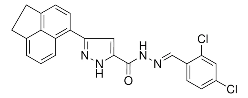 Sigma-Aldrich 5-ACENAPHTHEN-5-YL-2H-PYRAZOLE-3CARBOXYLIC ACID (2,4-DI-CL-BENZYLIDENE)HYDRAZIDE，AldrichCPR