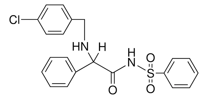 Sigma-Aldrich 2-(4-CHLOROBENZYLAMINO)-2-PHENYL-N-(PHENYLSULFONYL)ACETAMIDE,AldrichCPR
