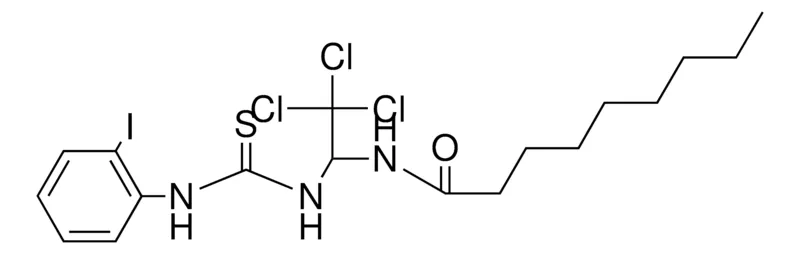 Sigma-Aldrich NONANOIC ACID (2,2,2-TRICHLORO-1-(3-(2-IODO-PHENYL)-THIOUREIDO)-ETHYL)-AMIDE，AldrichCPR