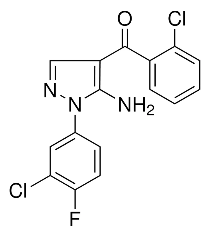 Sigma-Aldrich (5-AMINO-1-(3-CHLORO-4-FLUOROPHENYL)-1H-PYRAZOL-4-YL)(2-CHLOROPHENYL)METHANONE,AldrichCPR