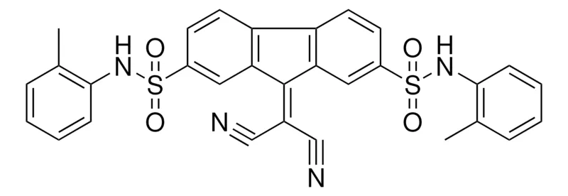 Sigma-Aldrich 9-(DICYANOMETHYLENE)-N(2),N(7)-BIS(2-METHYLPHENYL)-9H-FLUORENE-2,7-DISULFONAMIDE,AldrichCPR
