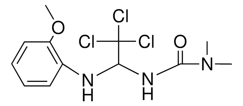 Sigma-Aldrich 1,1-DIMETHYL-3-(2,2,2-TRICHLORO-1-(2-METHOXY-PHENYLAMINO)-ETHYL)-UREA,AldrichCPR