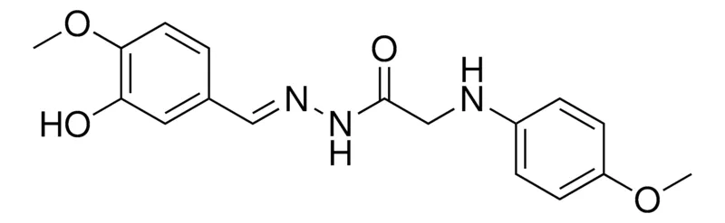Sigma-Aldrich N'-(3-HYDROXY-4-METHOXYBENZYLIDENE)-2-(4-METHOXYANILINO)ACETOHYDRAZIDE，AldrichCPR