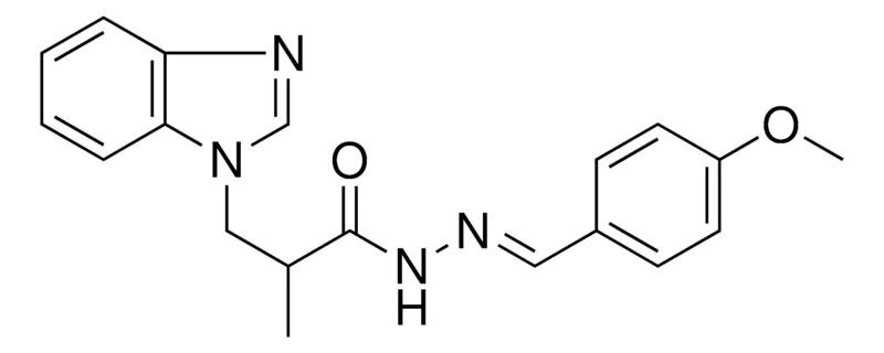 Sigma-Aldrich 3-BENZOIMIDAZOL-1-YL-2-METHYL-PROPIONIC ACID (4-METHOXY-BENZYLIDENE)-HYDRAZIDE，AldrichCPR