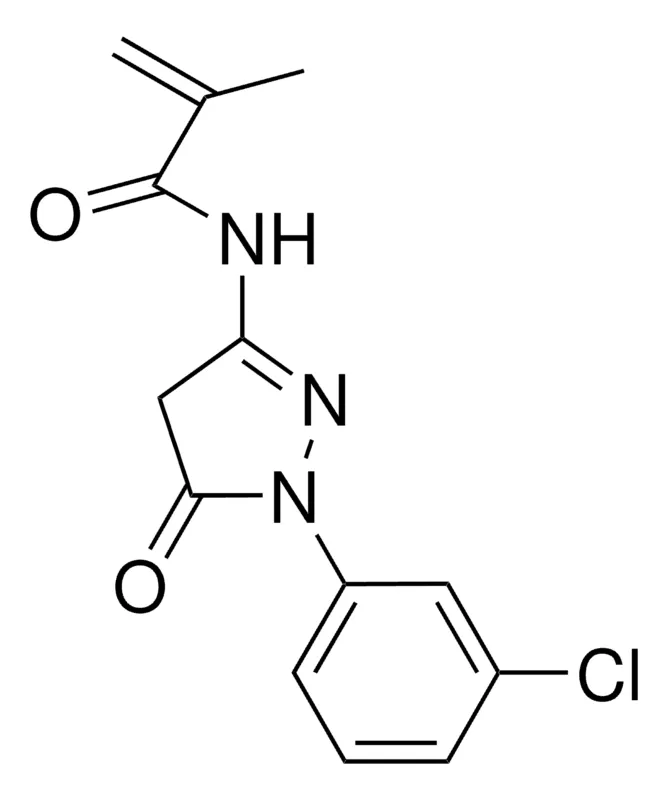 Sigma-Aldrich 1-(3-CHLOROPHENYL)-3-METHACRYLAMIDO-2-PYRAZOLIN-5-ONE，AldrichCPR