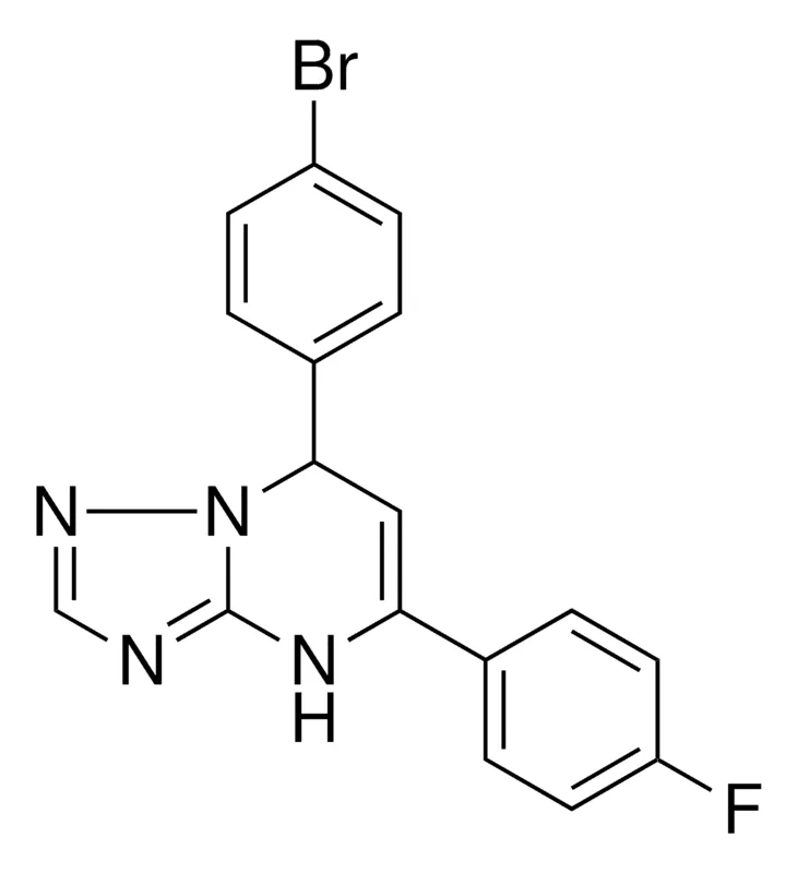 Sigma-Aldrich 7-(4-BR-PHENYL)-5-(4-FLUORO-PHENYL)-4,7-DIHYDRO-(1,2,4)TRIAZOLO(1,5-A)PYRIMIDINE,AldrichCPR