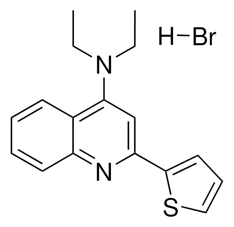 Sigma-Aldrich N,N-DIETHYL-2-(2-THIENYL)-4-QUINOLINAMINE HYDROBROMIDE,AldrichCPR